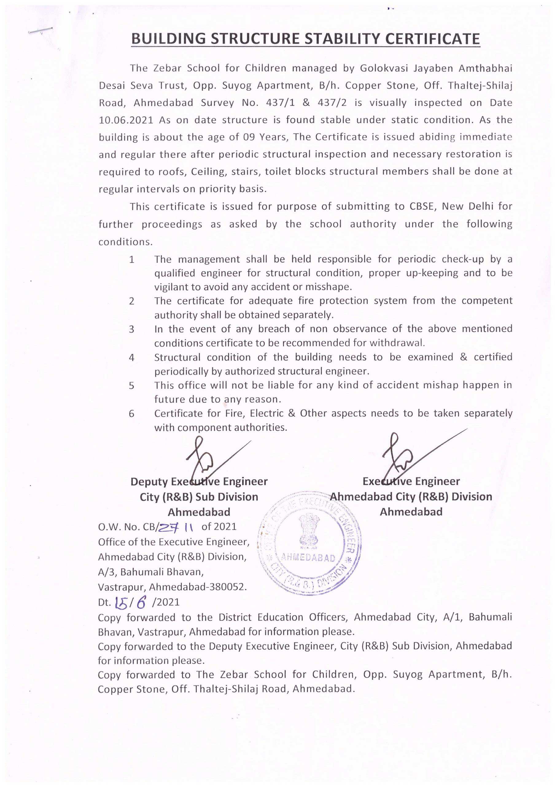 CBSE Mandatory Disclosure