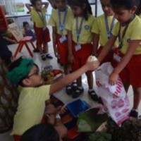 Vegetable Day At Senior K.G